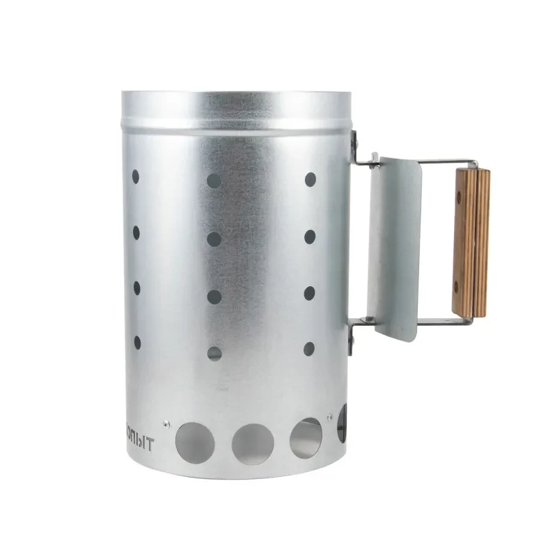 Стартер для быстрого розжига угля 5 л, оцинкованная сталь, СЛЕДОПЫТ 