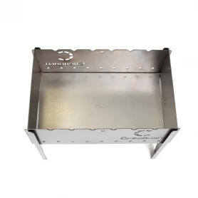 Мангал складной, 49х31х37 см, толщина 2 мм, без шампуров, СЛЕДОПЫТ