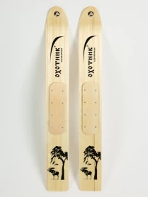 Лыжи Охотник, дерево, длина 120 см, ширина 150 мм