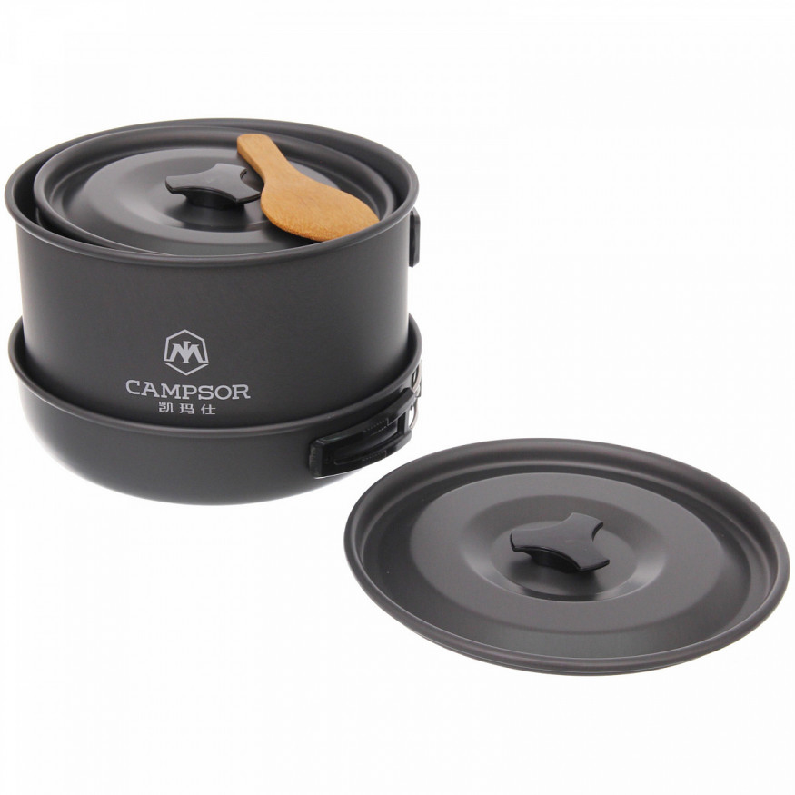 Набор посуды походной на 4-5 персон (15 предметов) COMPSOR-500