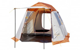 Палатка RockLand Camper 5 белый/оранжевый цвет